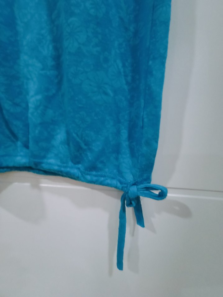 Mavi Salaş  Askılı Bluz - Görsel 2