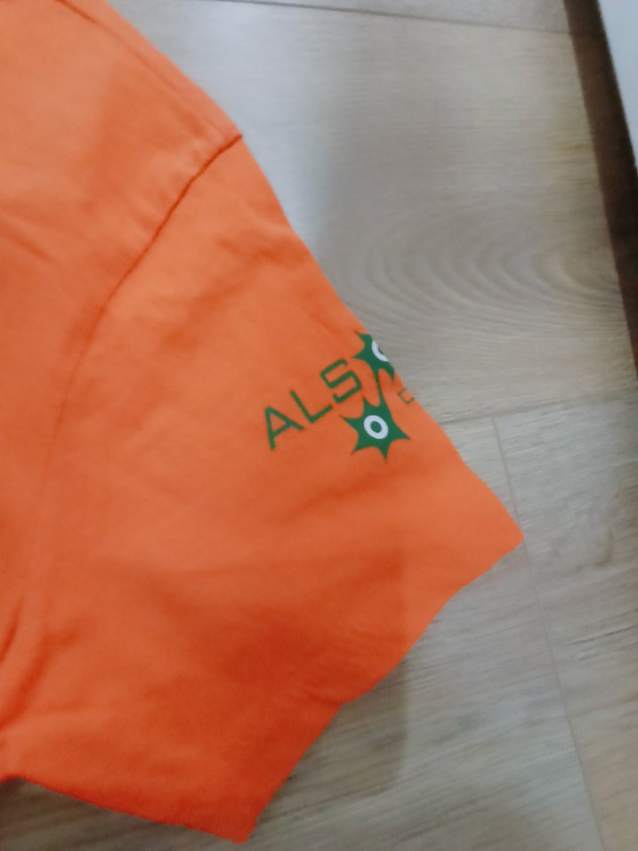 Turuncu Baskılı Kısa Kollu Spor Tişört - Görsel 5