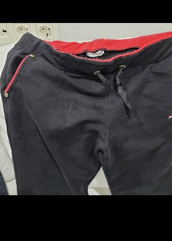 Fermuarlı Siyah  Eşofman Altı - Görsel 2