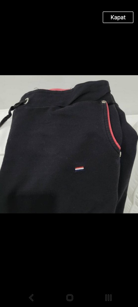 Fermuarlı Siyah  Eşofman Altı - Görsel 4