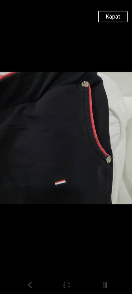 Fermuarlı Siyah  Eşofman Altı - Görsel 3