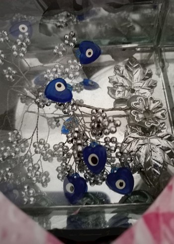 Camdan Nazar Boncuğu Süslemeli Dekoratif SIFIR ÜRÜN - Görsel 4