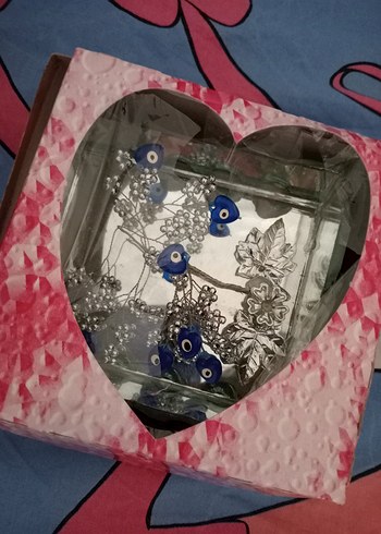 Camdan Nazar Boncuğu Süslemeli Dekoratif SIFIR ÜRÜN - Görsel 3