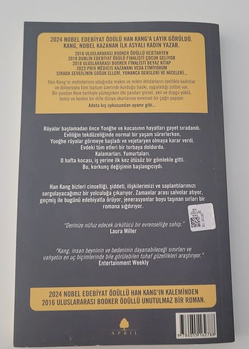 2024 Nobel Edebiyat Ödüllü Han Kang - Vejetaryen