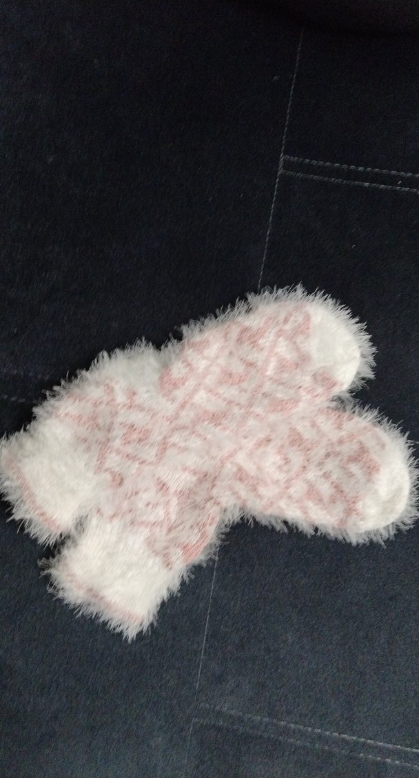 Kız Çocuk Pembe Beyaz Desenli Çorap - Görsel 3