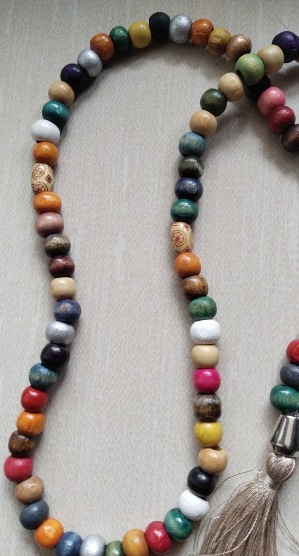 99 lu Çok Renkli kolye - Görsel 4