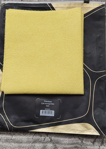 Premium Sarı Çok Amaçlı Bez Silva - Görsel 2