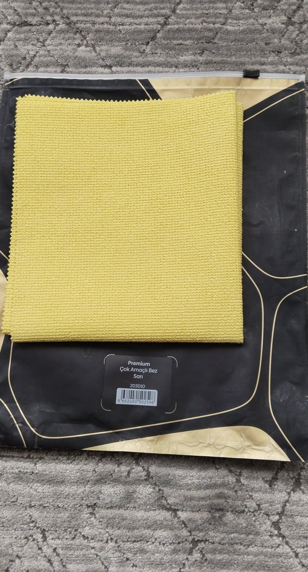 Premium Sarı Çok Amaçlı Bez Silva - Görsel 2