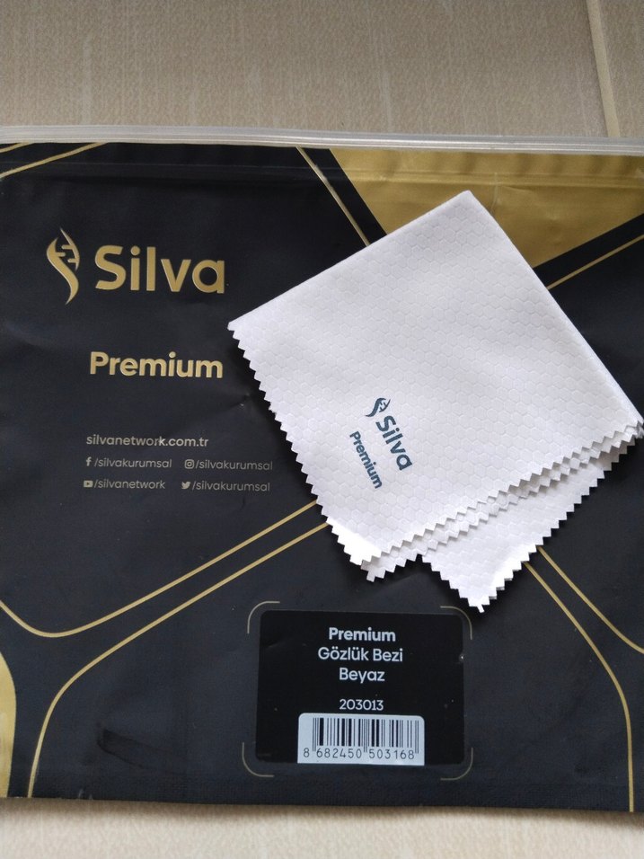 Silva Beyaz Premium Gözlük Bezi - Görsel 2