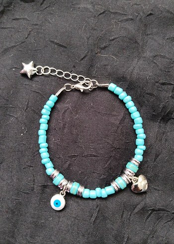 Bohem Boncuklu Turkuaz Bileklik - Görsel 3