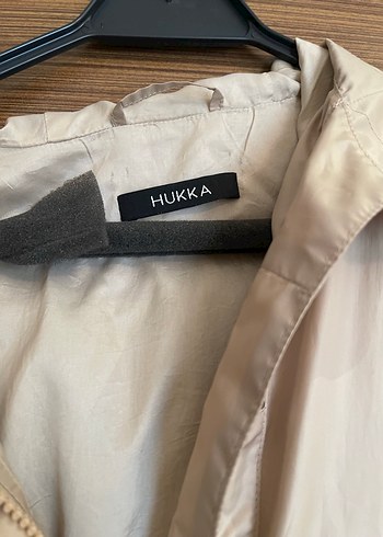 Bej Düğmeli Midi Kadın Yağmurluk - Görsel 5