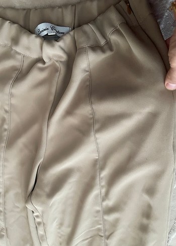s Beden ten rengi Renk Bej Kadın Kumaş Pantolon