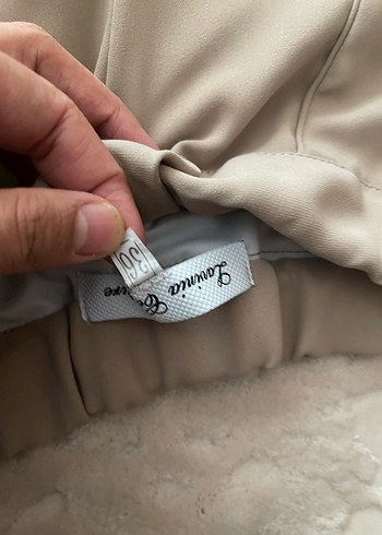 Bej Kadın Kumaş Pantolon - Görsel 5