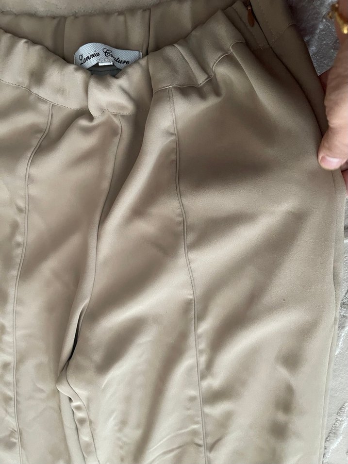 Bej Kadın Kumaş Pantolon - Görsel 4