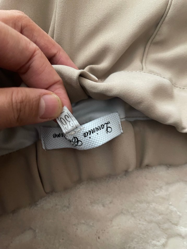 Bej Kadın Kumaş Pantolon - Görsel 5