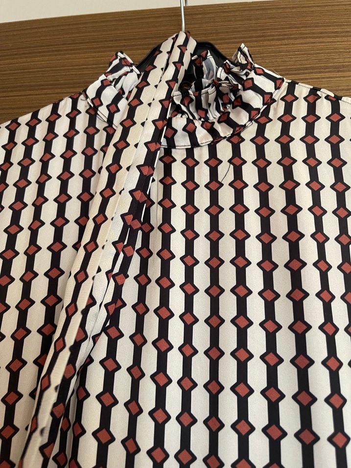 Bohem Tarz Uzun Pilili Kahverengi Elbise - Görsel 2