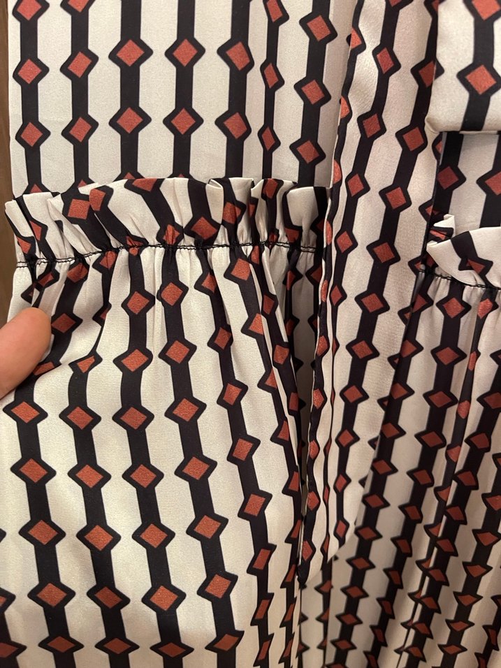 Bohem Tarz Uzun Pilili Kahverengi Elbise - Görsel 3