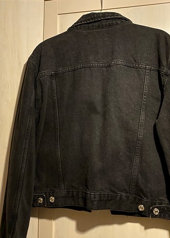 Siyah Kadın Denim Ceket - Görsel 3