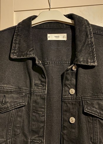 Siyah Kadın Denim Ceket - Görsel 2