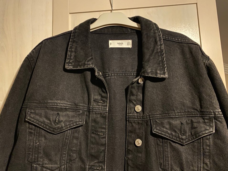 Siyah Kadın Denim Ceket - Görsel 2