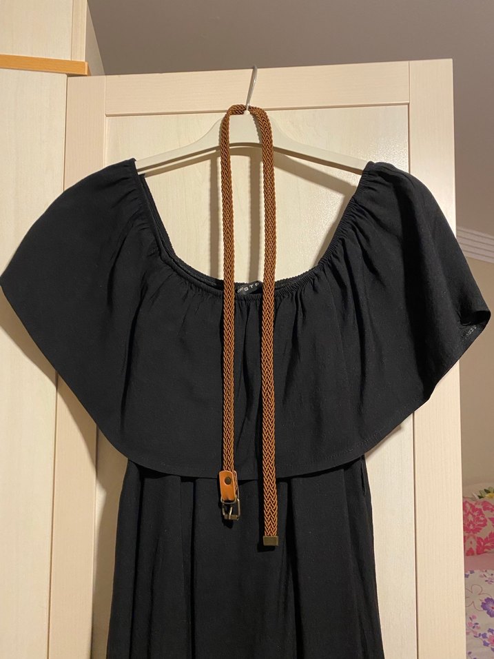 Siyah  Uzun Elbise - Görsel 2