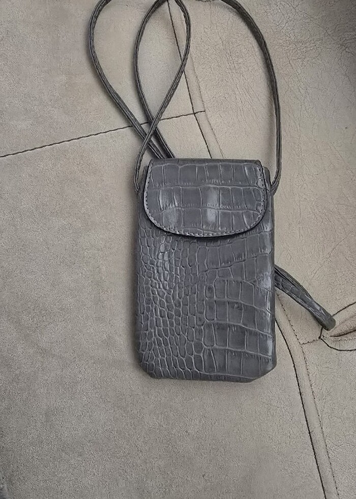 Cep Telefonu Çantası Gri - Görsel 3