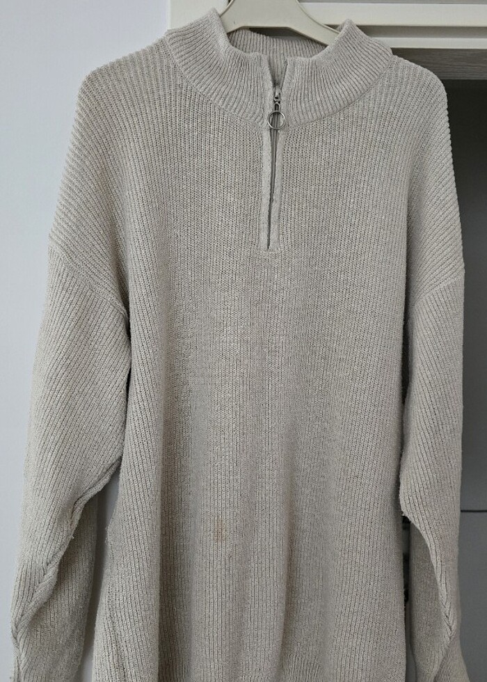 Erkek Bej Kazak - Görsel 2