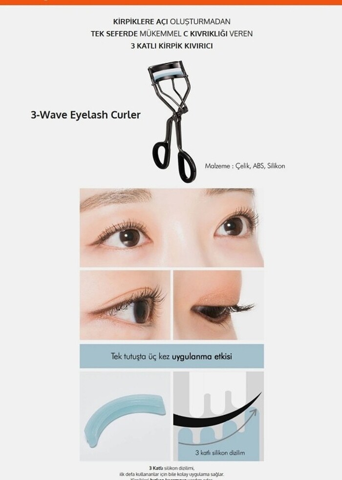 Missha 3 Wave Eyelash Curler Kirpik Kıvırıcı - Görsel 4