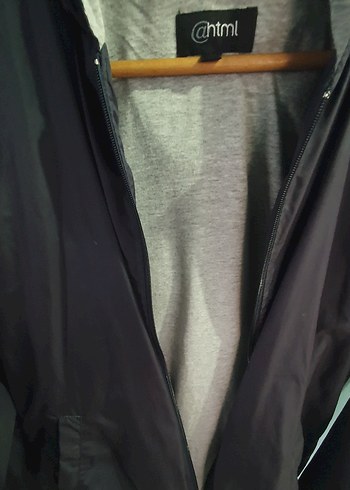 Hatemoğlu Erkek lacivert Fermuarlı Yağmurluk - Görsel 3