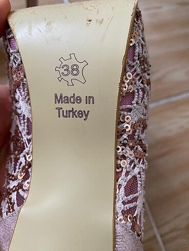 38 Beden Topuklu ayakkabı