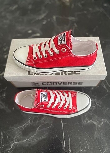 39 Beden kırmızı Renk BAYAN CONVERSE 