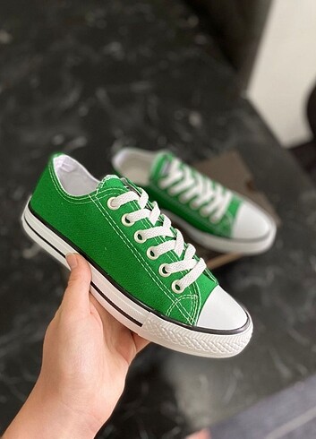 36 Beden yeşil Renk BAYAN CONVERSE 