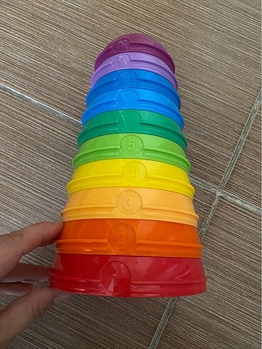 Fisher Price Renkli numaralı kaplar