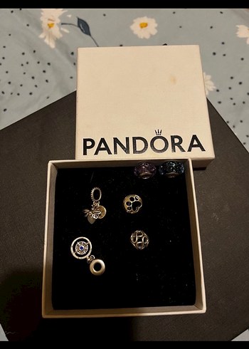 Pandora Altın Renkli Boncuklu Bileklik