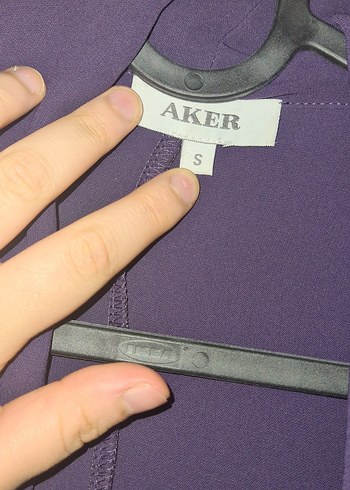 Aker Uzun Lacivert Salaş Kadın Kaban