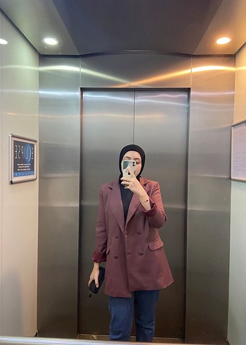 Zara Gul Kurusu Uzun Blazer Ceket Siklik Ve Rahatlik Bir Arada