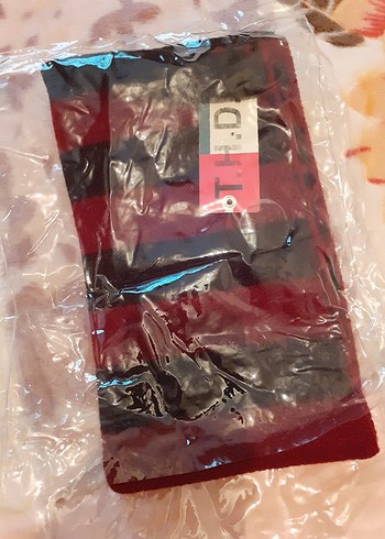 Kırmızı Örgü Yün Kadın Atkı boyunluk - Görsel 10