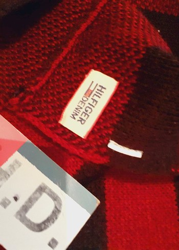 Kırmızı Örgü Yün Kadın Atkı boyunluk - Görsel 7