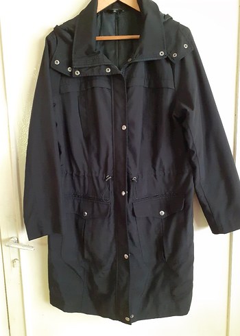 Buyuk beden MS parka trench - Görsel 8