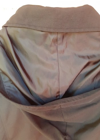 Buyuk beden MS parka trench - Görsel 13