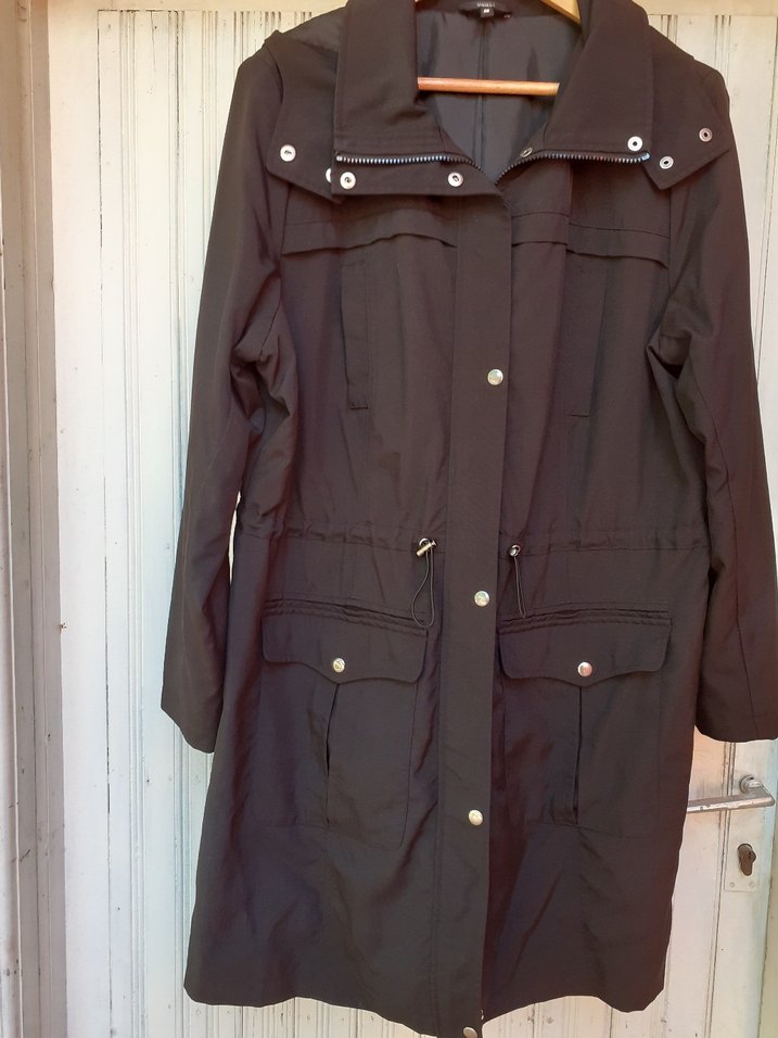 Buyuk beden MS parka trench - Görsel 4