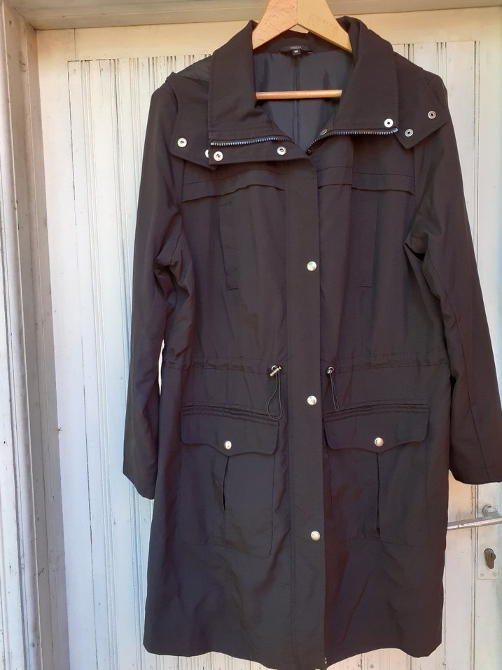 Buyuk beden MS parka trench - Görsel 5
