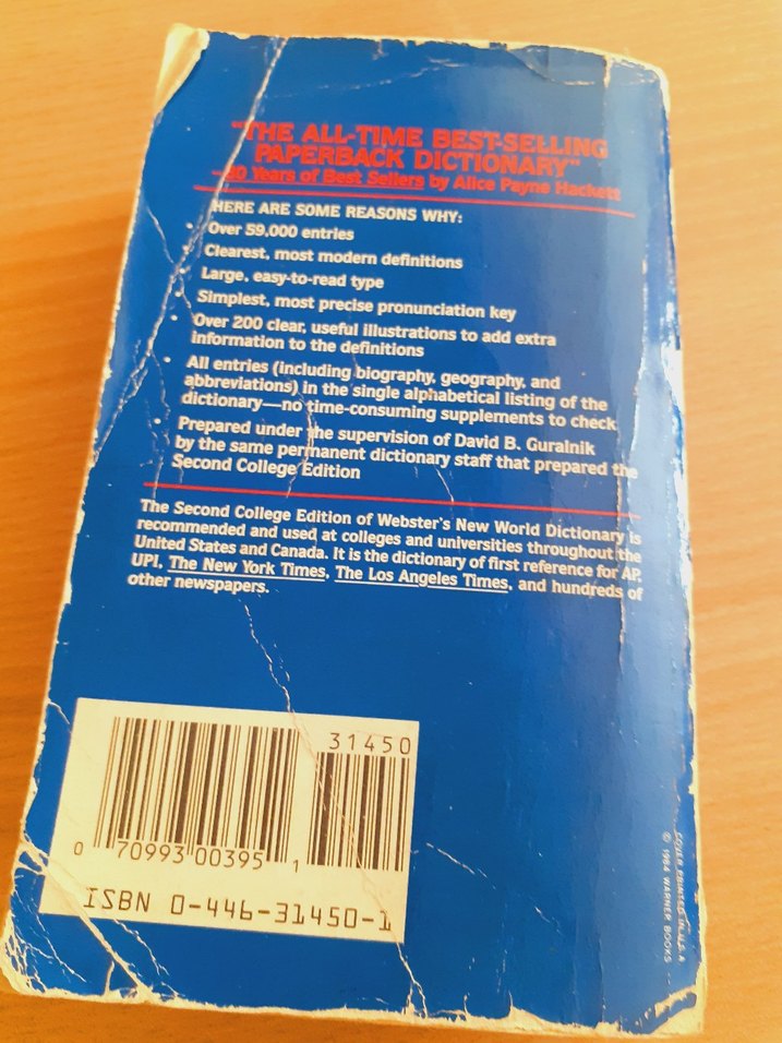 Webster's New World Sözlüğü, Güncellenmiş - Görsel 2