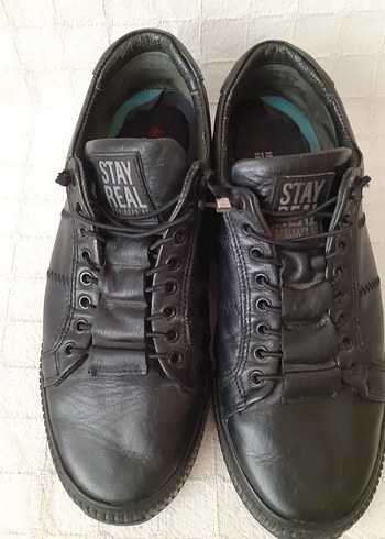 Siyah Erkek Street Wear Bağcıklar - Görsel 3