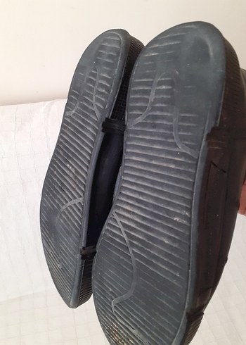 Siyah Erkek Street Wear Bağcıklar - Görsel 5