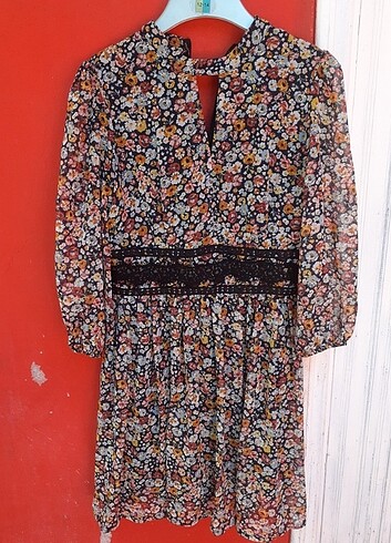 Batik sifon elbese - Görsel 5