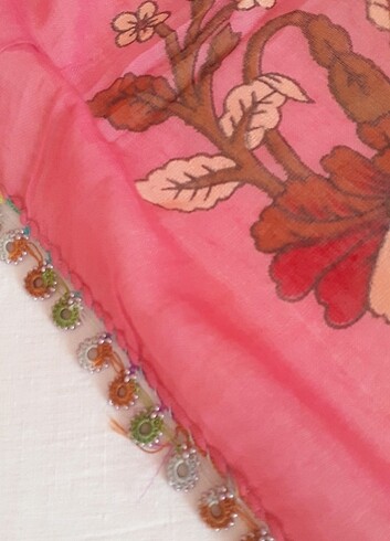 Beden pembe Renk Vintage tulbent