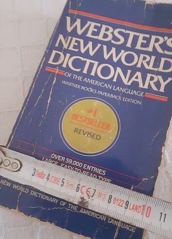 Original Webster dictionary  - Görsel 3