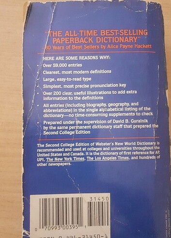 Original Webster dictionary  - Görsel 5