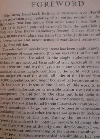 Original Webster dictionary  - Görsel 9